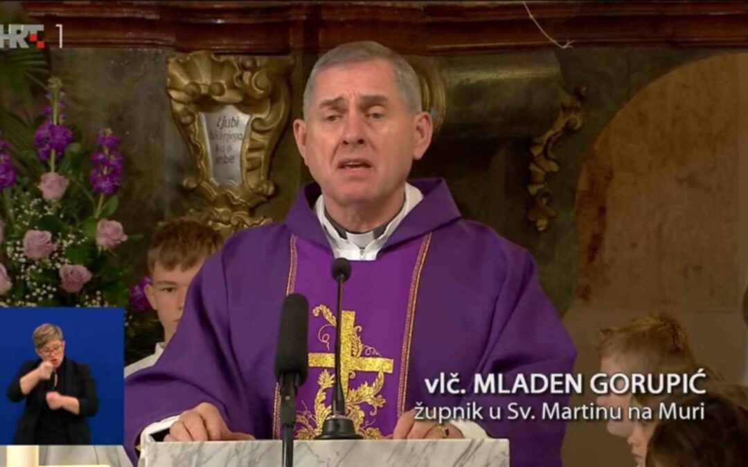 HRT1 – prijenos misnog slavlja iz crkve iz Svetog Martina biskupa, najsjevernije Župe u Republici Hrvatskoj
