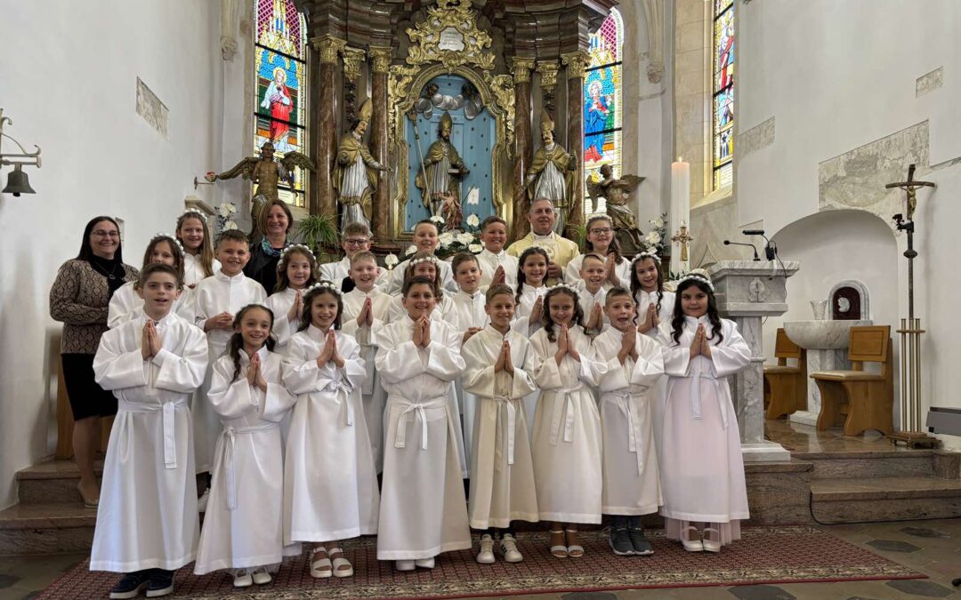 [24.05.2025.] 22. prvopričesnika primilo Prvu Svetu Pričest