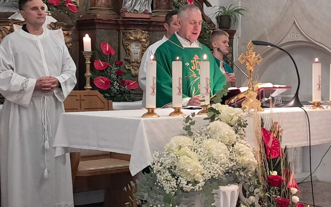 Zahvala povodom 5. obljetnice službe župnika