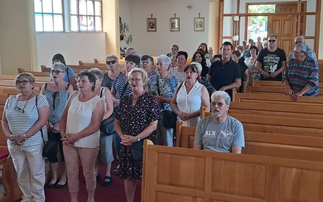 Udruga umirovljenika iz Kalinovca posjetila župu Svetog Martina na Muri