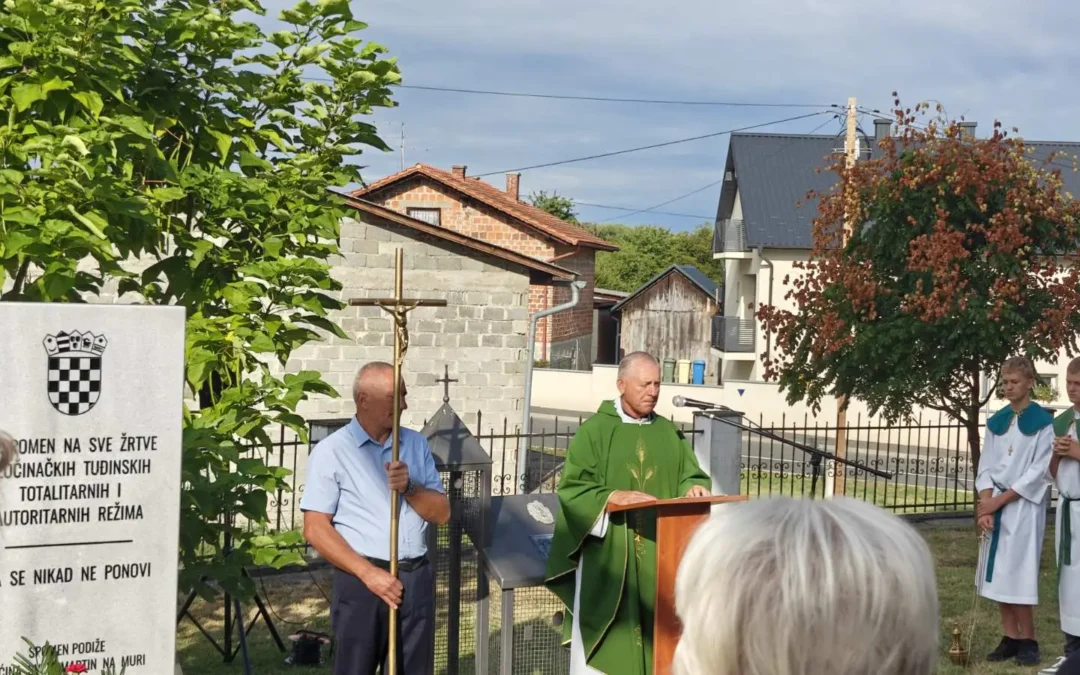 U Svetom Martinu na Muri blagoslovljeno spomen-obilježje žrtvama totalitarnih i autoritarnih režima